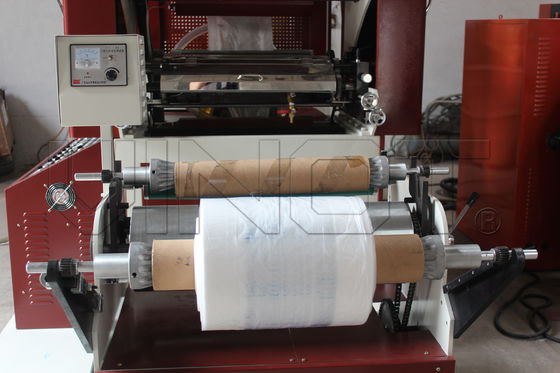 Plastic T-Shirt Bag Film Extruding Machine , Industrial Printing Equipment 40gk / H