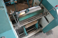 High Efficiency  Cling Film Making Machine / Plastic Film Slitting Equipment With Roll Materials supplier