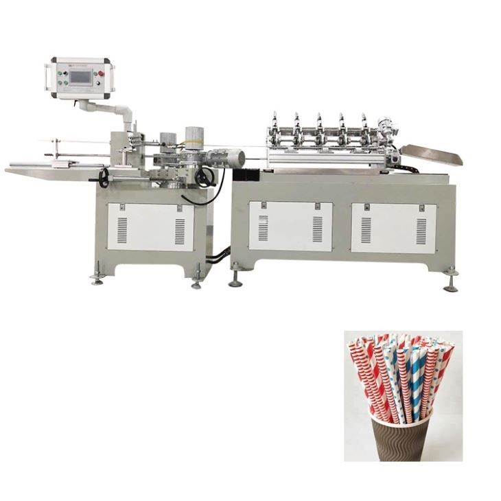 Super Paper Straw Manufacturing Machine , Paper Drinking Straw Making Machine supplier