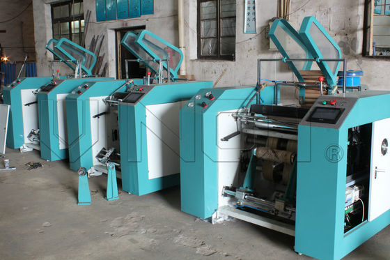 High Accruacy Plastic Film Slitting Machine Speed Controlled By AC Motor + Inverter