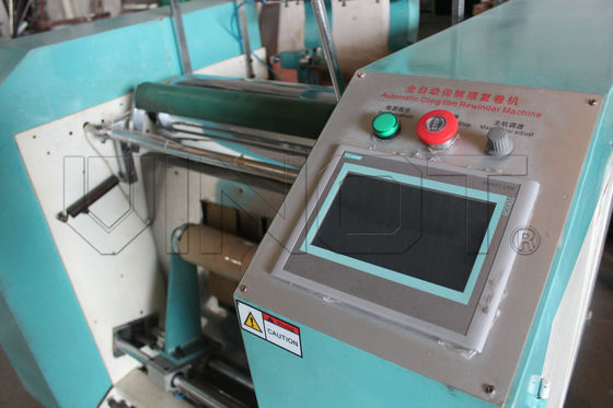 High Accruacy Plastic Film Slitting Machine Speed Controlled By AC Motor + Inverter