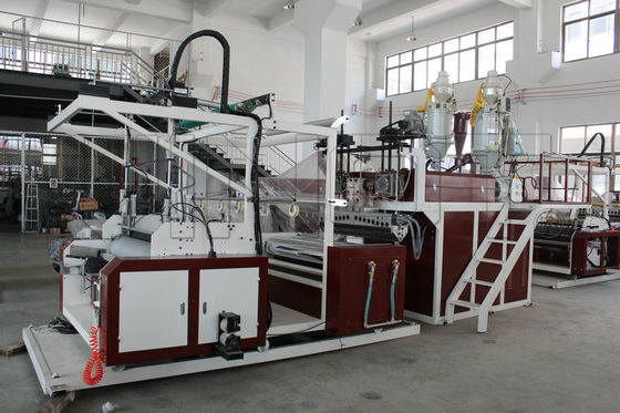 Vinot 2018 Double screw extruder Good Quality Stretch Film Machine With Width 1000mm &amp; LLDPE Material Model No.SLW-1000