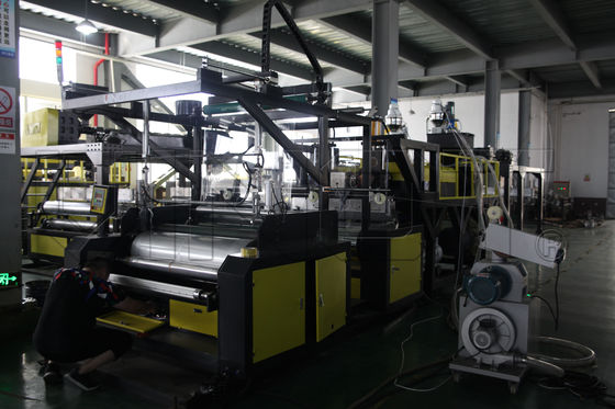 One Layer Cast Film Machine 500 - 1000 mm Food Protective Packing