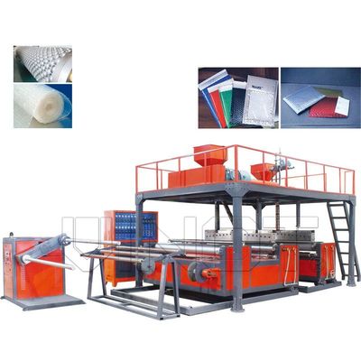 HDPE / LDPE/LLDPE Compound Air Bubble Film Machine Full Automatic 65 - 90 mm Screw diameter DY-2000