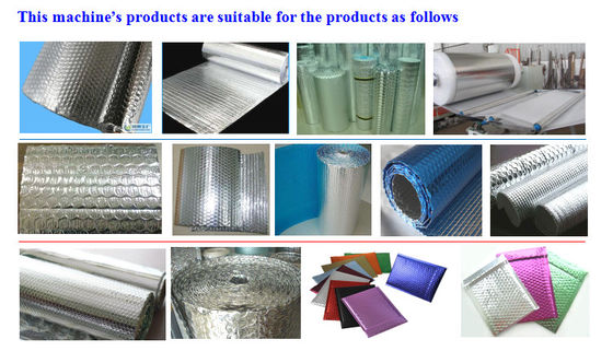 High Qualyty Production Three Layer Air Bubble Film Machine Protective Packing with PE raw materials Model No. DYF-2500