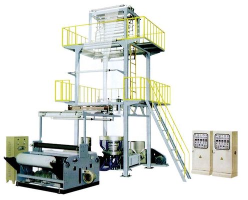 Four Color Fully Auto Film Blowing Machine Maded in China to Print Paper / Plastic Shop Bag Model SJ-50