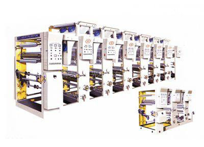 Plastic Express Bag Making Machine / 8 Colour Rotogravure Printing Machine