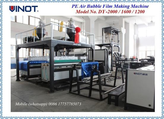 Vinot High Speed Air Bubble Film Machine Customization for U.S.A With Different Size LDPE Material Model No. DY-2000