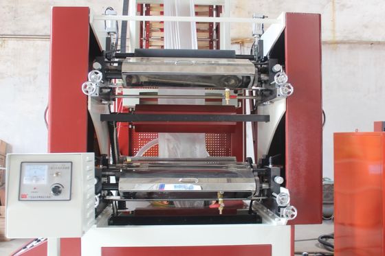 Plastic PE T - Shirt Bag Blown Film Extrusion Machine With Printing