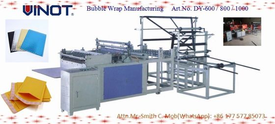 4 - 6.5kw Air Bubble Wrap Manufacturing Machine 200 - 700mm Width