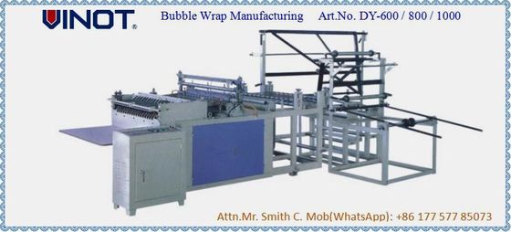 Full-Automated Plastic Film Bag Making Machine for Shopping Packing in Factory Directly Sale Model No. GFQ-600