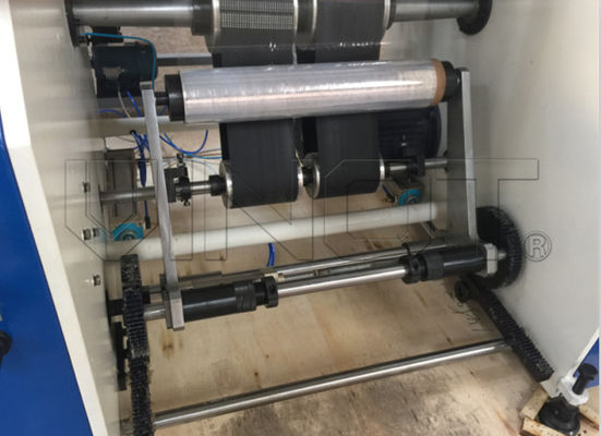 Full Automatic PE Cling Film Making Machine / Plastic Film Slitting Equipment