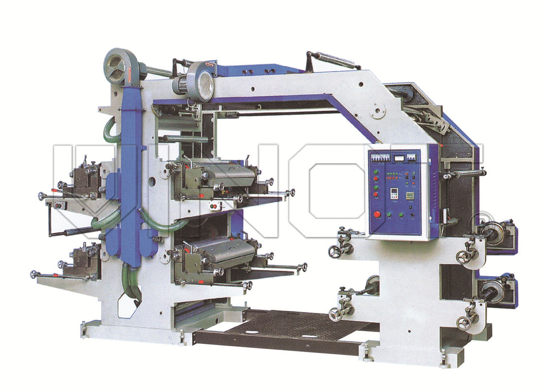 Multi Functional Four Color Flexo Printing Machine , Max. Printing Width 580 -1180mm