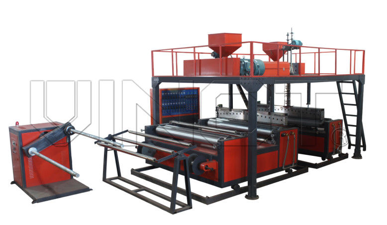HDPE / LDPE/LLDPE Compound Air Bubble Film Machine Full Automatic 65 - 90 mm Screw diameter DY-2000