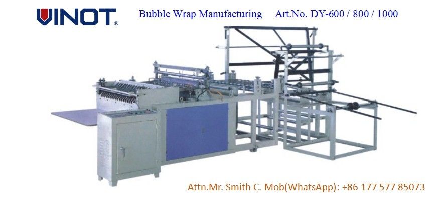 4 - 6.5kw Air Bubble Wrap Manufacturing Machine 200 - 700mm Width
