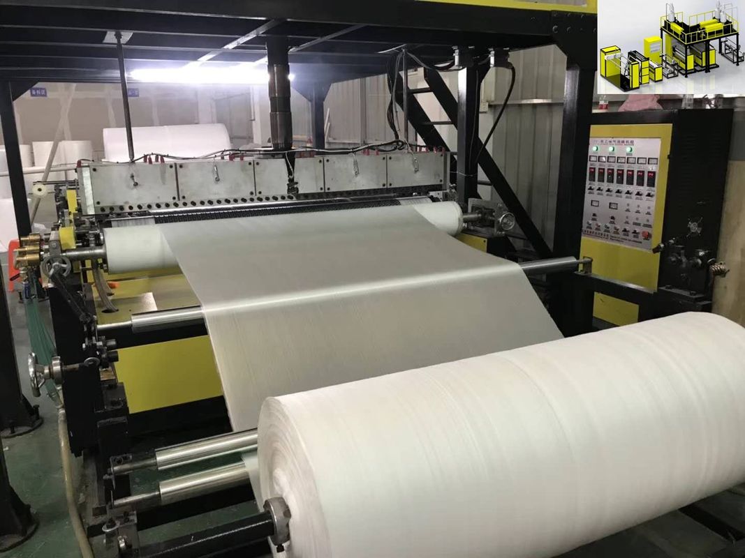 1-5 Layers Air Bubble Film Machine For LDPE / LLDPE Material Model DYF-3000