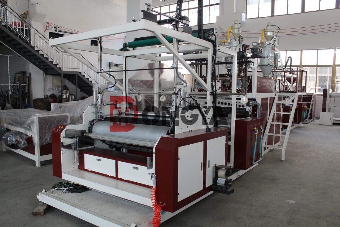 Single Layer Cast Film Extrusion Machine For Packing 300 - 600 mm Width